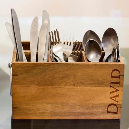 Customize name Silverware Caddy, ki..