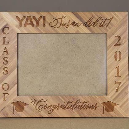 Custom Picture Frame, Engraved Phot..