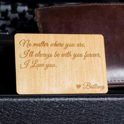 Wooden Wallet insert, Customized Wa..