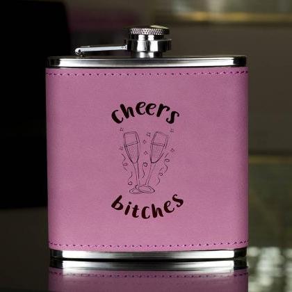 Funny Flask, Unique Flask, Cheers F..