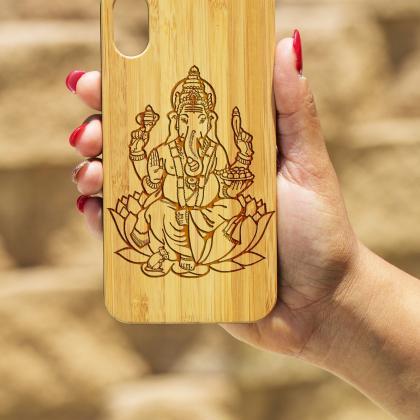 Ganesha IPhone X Case, Engraved Iph..