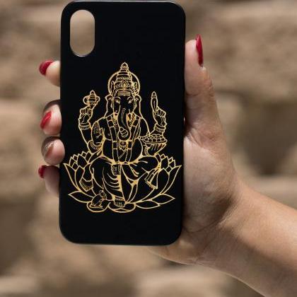 Ganesha IPhone X Case, Engraved Iph..