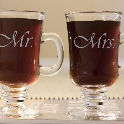 Mr & Mrs mug, Personalize coffee mu..