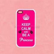 Iphone 5 Case, New iPhone 5 case Keep Calm and Be a Princess Iphone 5 Cover, iPhone 5 Cases, Case for iPhone 5