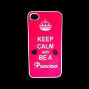 iPhone 4 Case - Keep Calm and be princess , iPhone 4S case