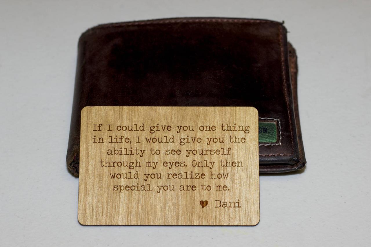 wooden wallet insert, customized wallet insert, custom wallet card, Wood Wallet, 5th Anniversary, Wood Wallet Insert, Christmas gift