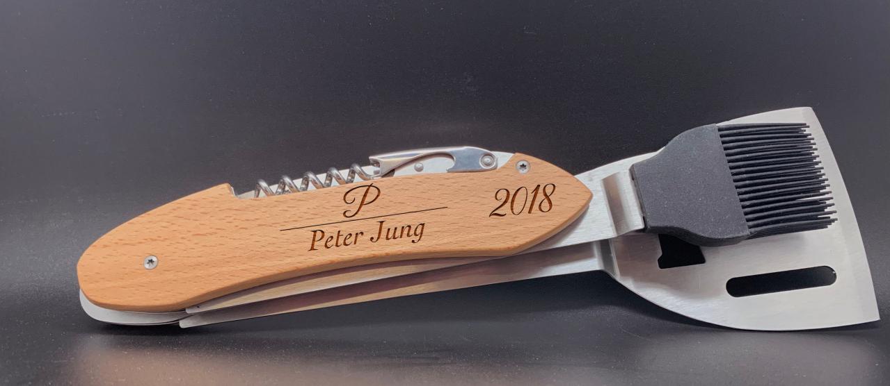 Customized BBQ Tool Set, Personalized BBQ tool set, Unique BBQ Grill Set,Barbecue Master Engraved Barbecue Set, personalized grill set