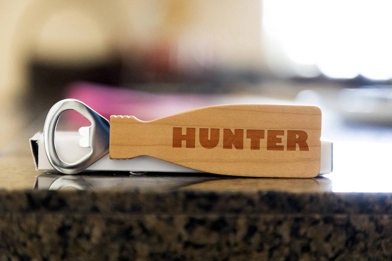 Hunter bottle opener- custom corkscrew-Engraved wine bottle opener-wedding party gift-monogram bottle opener-personalize opener