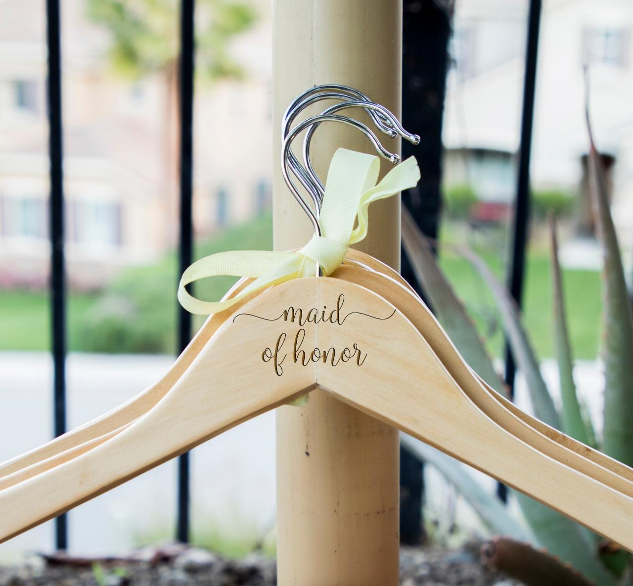 Customize Maid Of Honor Hangers For Wedding Wedding Dress Hanger