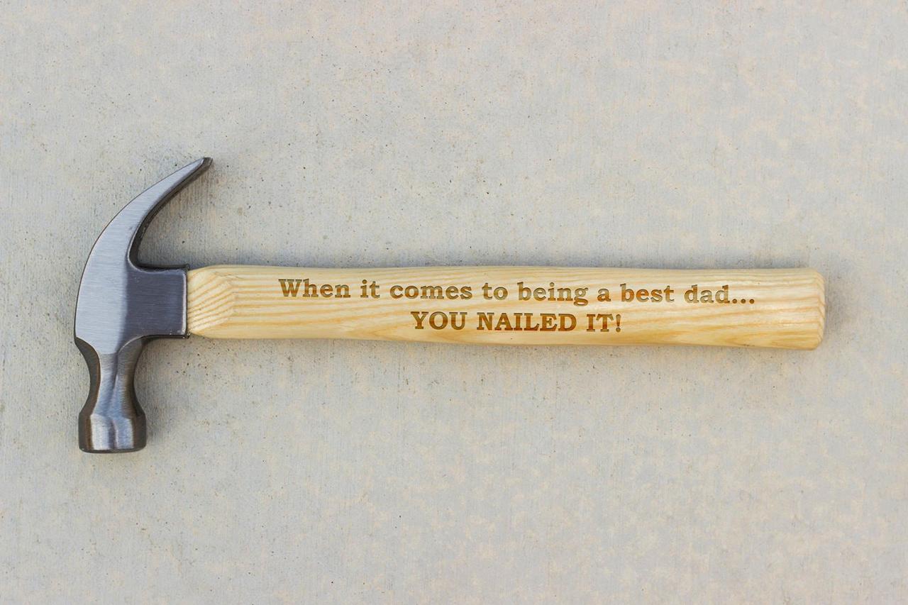 Personalized Hammer, Fathers day gift, hammer, Custom hammer, When It Comes Engraved hammer, Best Gift for him, Unique Custom gift