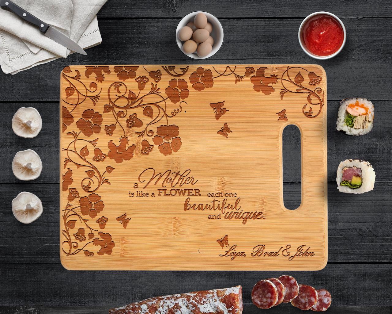 Mom's Kitchen Cutting Board  Best Price in 2023 at Hipster Lasers