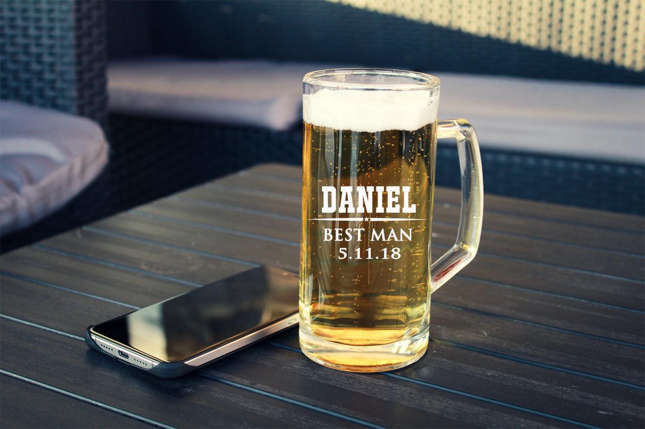 13 Oz. Glass Beer Mug