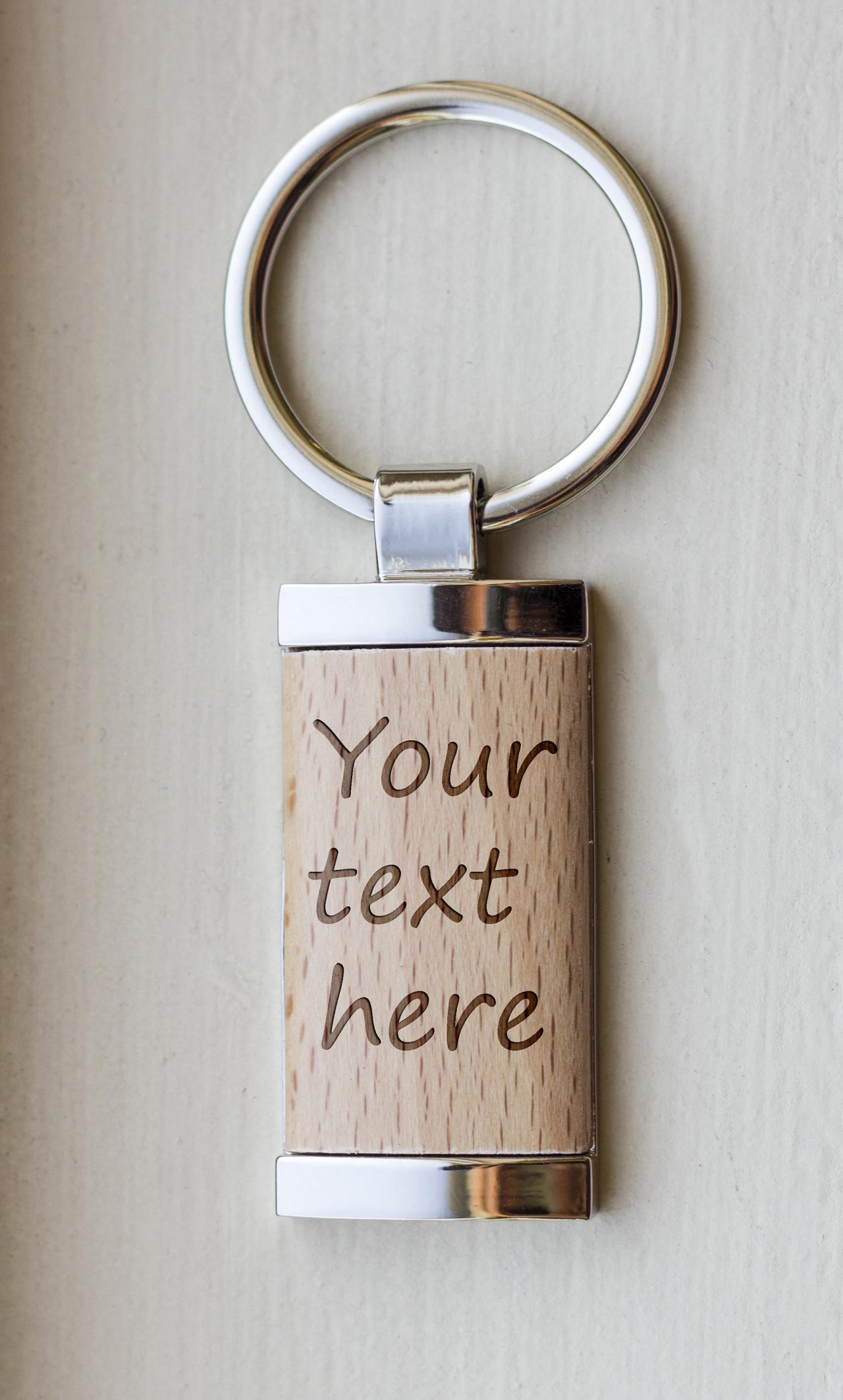 Personalize Key Chain, Customize Key Chain, Love Key Chain,custom Key Chain, Wood Key Chain, Gift For Dad ,father's Day Gift