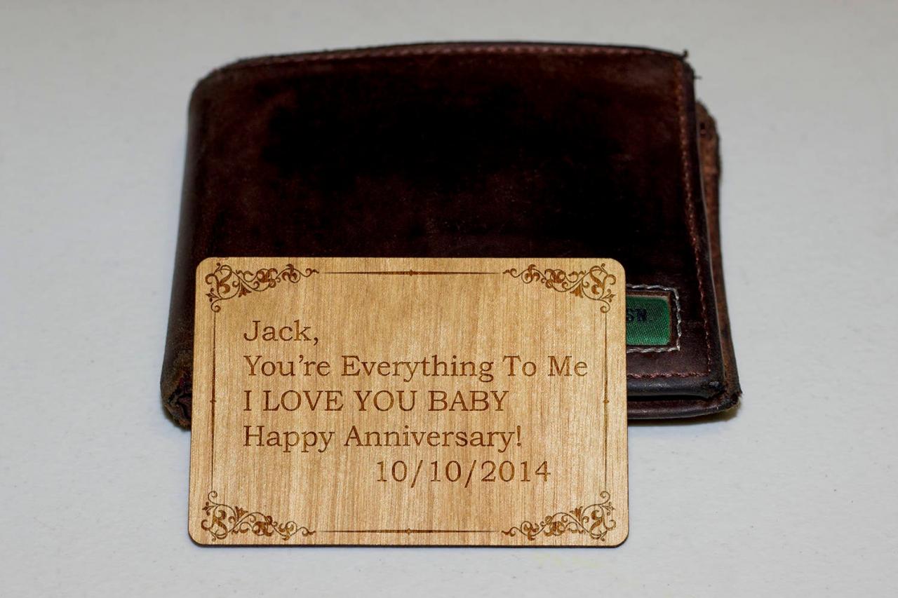 wooden wallet insert, customized wallet insert, custom wallet card, Wood Wallet, 5th Anniversary, Wooden Wallet Insert Card, Christmas gift