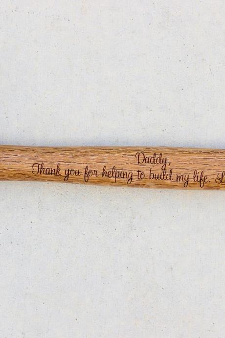 Personalized Hammer, Fathers day gift, hammer, Custom hammer, Daddy Built My Life Engraved hammer, Best Gift for him, Unique Custom gift
