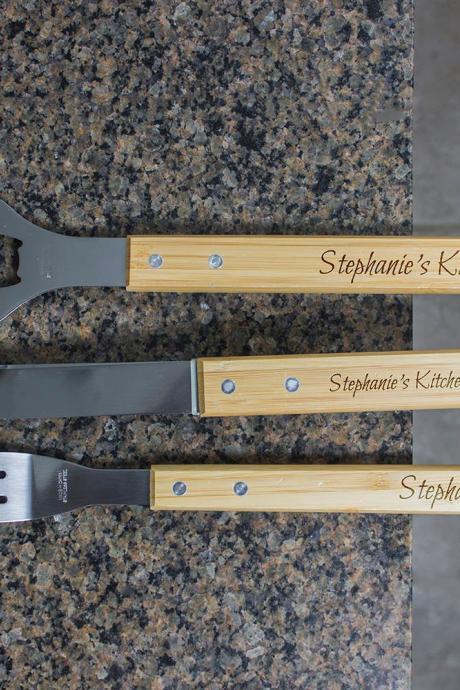 Personalized BBQ Set, Personalized BBQ tool set, Unique BBQ Grill Set, Customize Engraved Barbecue Set, personalized grill set