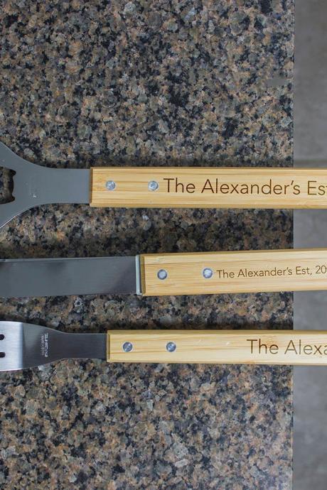 Personalized Bbq Set, Personalized Bbq Tool Set, Customize Engraved Barbecue Set, Unique Bbq Grill Set, Personalized Grill Set