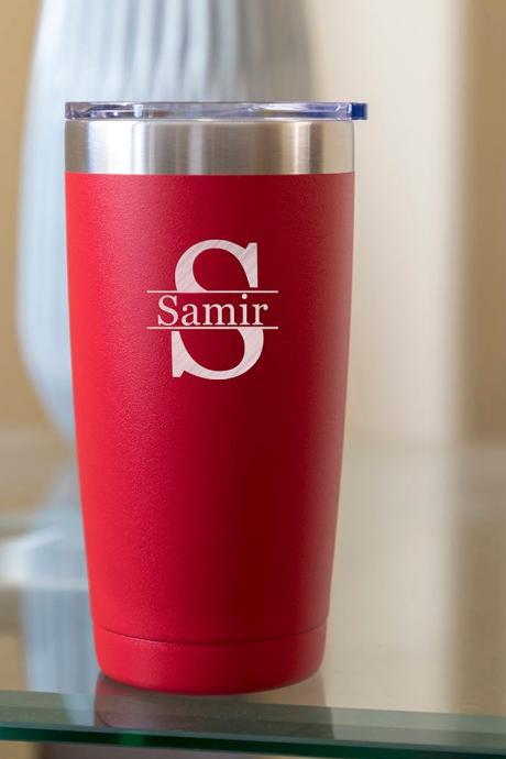 Custom name tumbler-20 oz Stainless Tumbler - Gift for him-customize tumbler- personalize tumbler-Wedding Tumber cup-wedding favor-summer
