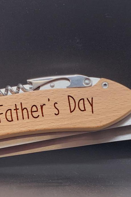Happy Father's Day BBQ Set, Personalized BBQ tool set, Gift for Grandpa, personalized grill set for Dad, Father's Day Gift, Gift for Dad