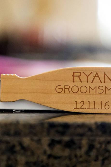 Groomsman bottle opener-custom corkscrew-Engraved wine bottle opener-wedding party gift-monogram bottle opener-personalize opener