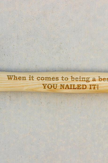 Personalized Hammer, Fathers Day Gift, Hammer, Custom Hammer, When It Comes Engraved Hammer, Best Gift For Him, Unique Custom Gift
