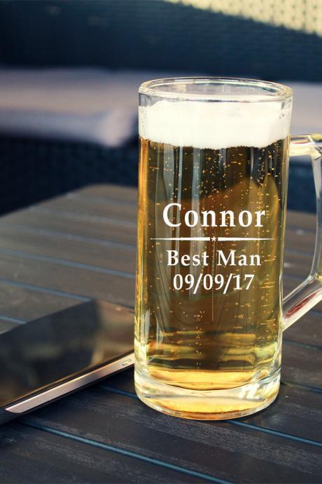 Bestman beer Mug,Personalize Beer Mug, custom Beer Mug, Gift for Groomsmen,Husband Gift,Gift for him,Custom Beer Mug,Wedding Gift,BFF